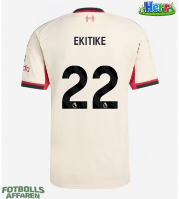 Liverpool Hugo Ekitike #22 Bortatröja 2025-26 Kortärmad